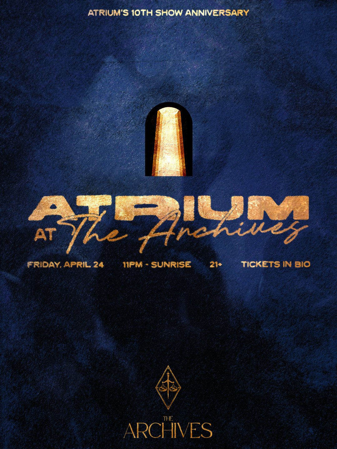 10th Show Anniversary flyer