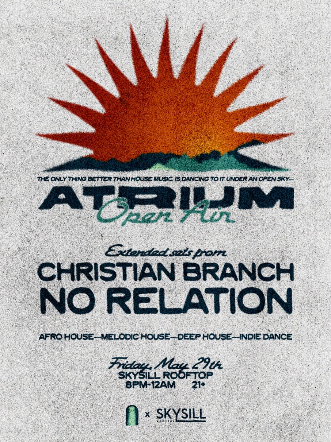 ATRIUM Open Air flyer